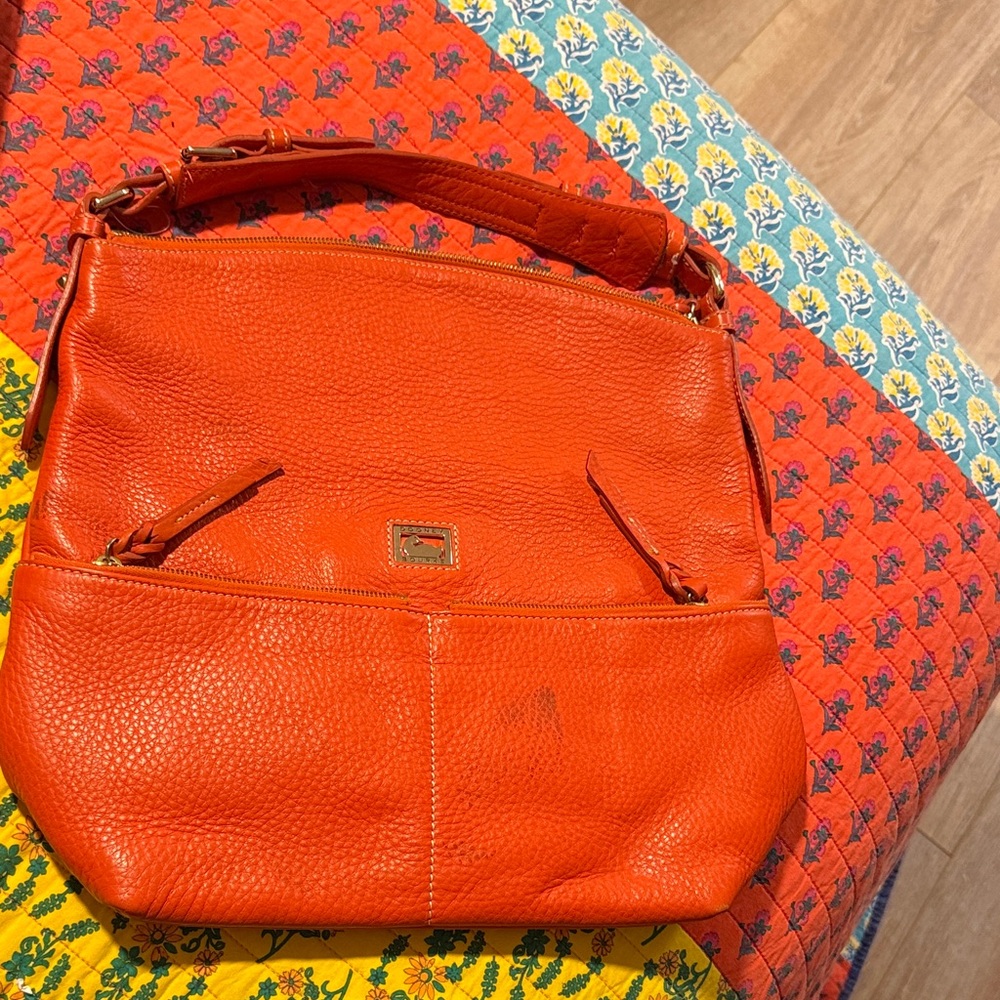 Dooney & Bourke Vibrant Orange Shoulder Bag